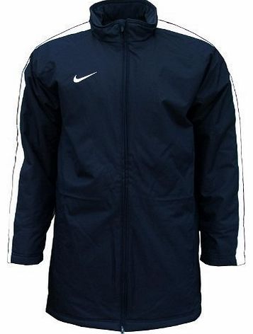 Nike Boys Swoosh Tick Team Long Winter Coat Jacket Football Bench navy Small