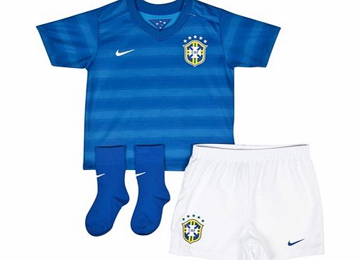 Nike Brazil Away Kit 2014 - Infants Royal Blue