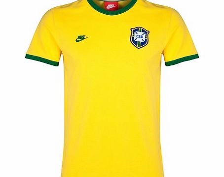 Nike Brazil Covert Retro Shirt Yellow 576706-719