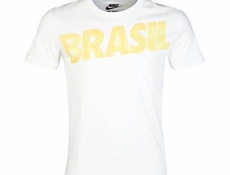 Nike Brazil Covert T-Shirt White 588301-133