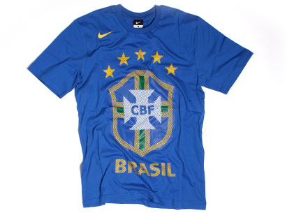 Nike Brazil Football Federation T-shirt Royal