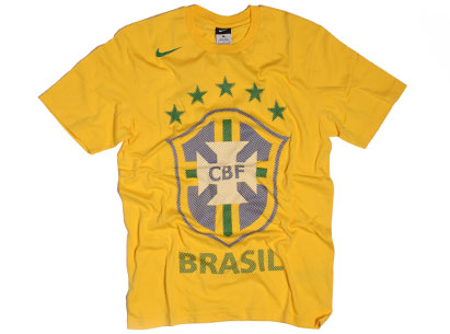 Nike Brazil Football Federation T-shirt Varsity Yellow