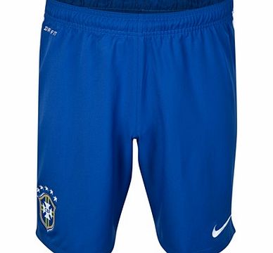 Nike Brazil Home/Away Shorts - Kids Blue 2013/14