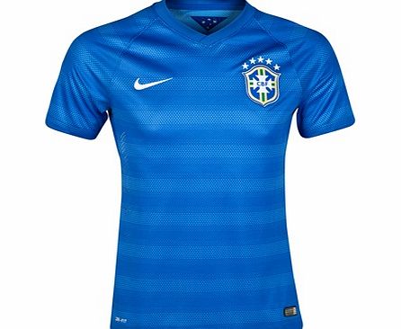 Nike Brazil Match Away Shirt - Royal Blue 2014
