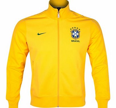Nike Brazil N98 Jacket - Varsity Maize/Pine Green