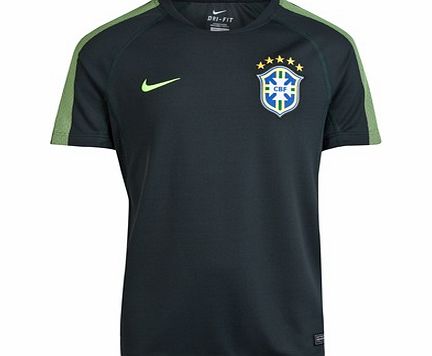 Nike Brazil Squad Short Sleeve Training Top - Kids