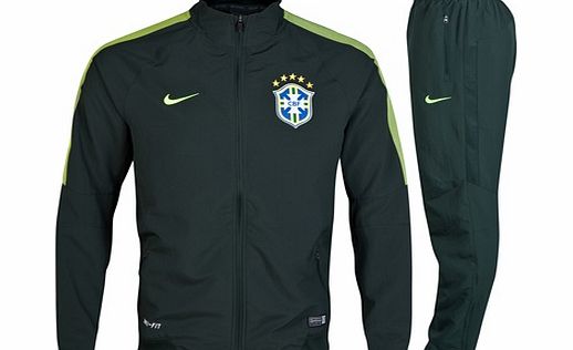Nike Brazil Squad Sideline Woven Warm Up Tracksuit Dk