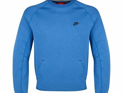 Nike Brazil Tech Fleece Crew Top Royal Blue 545163-456