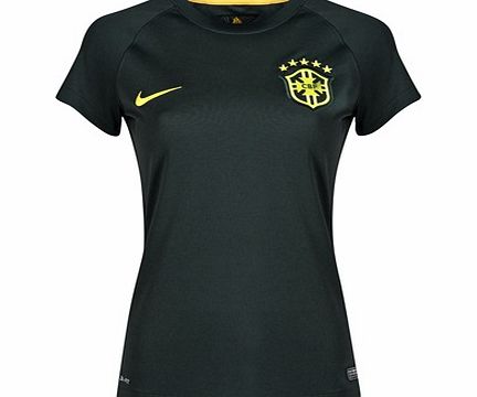 Nike Brazil Third Shirt 2014 - Womens Black 575307-337
