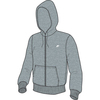 NIKE Brushed Fleece Men`s Crew (259331-063)