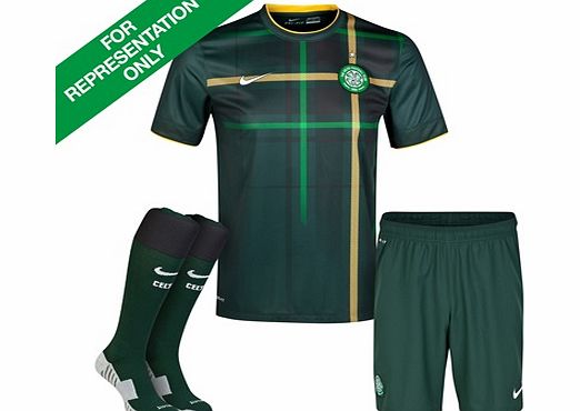 Nike Celtic Away Kit 2014/15 - Little Boys Green