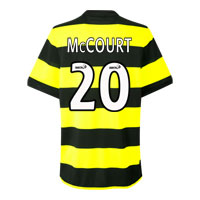 Nike Celtic Away Shirt 09 with McCourt 20 printing -