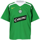 Nike Celtic Away Shirt 2005/06 - Kids with Maloney 29 printing.
