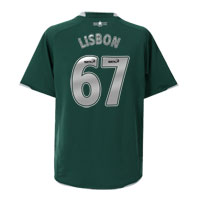 Nike Celtic Away Shirt 2007/08 with Lisbon 67 printing.