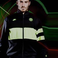 Nike Celtic Full Zip Jacket - Black/Volt.