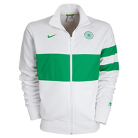 Nike Celtic Full Zip Jacket - White/Victory Green.