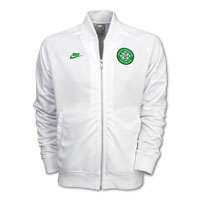 Nike Celtic Full Zip Knit Jacket - White/Green.