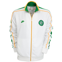 Nike Celtic Full Zip Top - White.