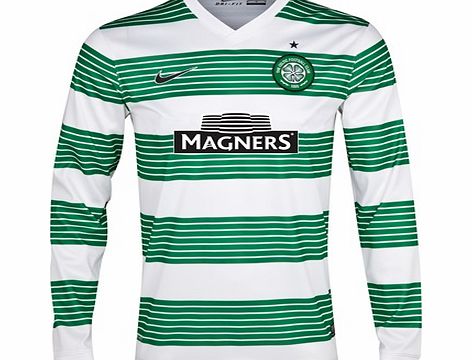 Nike Celtic Home Shirt 2013/15 - L/S- With Sponsor