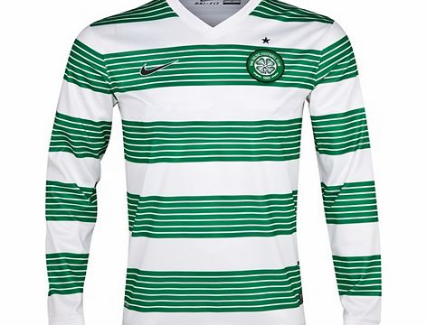 Nike Celtic Home Shirt 2013/15 - Long Sleeved - Kids