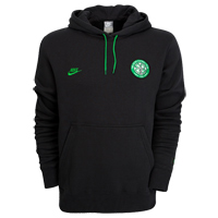 Nike Celtic Hoodie - Black/Green.