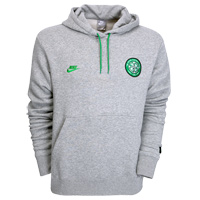 Nike Celtic Hoodie - Grey/Green.