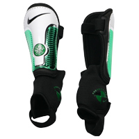 Celtic Lisbon Shinpads - Apple Green/White - Kids.