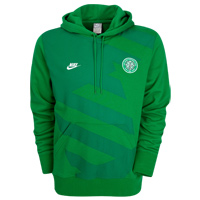 Nike Celtic Over Head Hoodie - Victory Green/White.