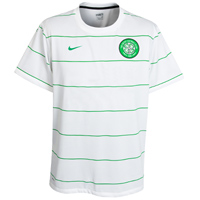 Celtic Pre Match Top - White/Apple Green - Kids.