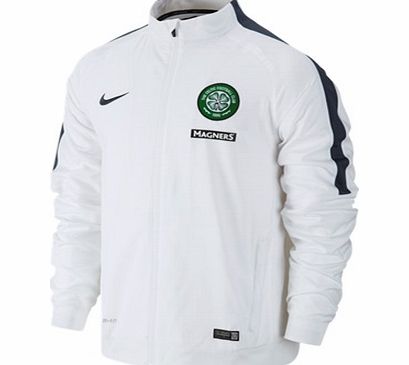 Nike Celtic Squad Sideline Woven Jacket White