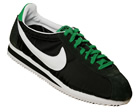 Nike Classic Cortez 09 Black/White/Green Nylon