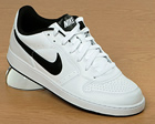 Composure Si White/Black Leather Trainers