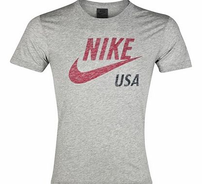 Nike Country Tee - Dk Grey Heather 505611-063