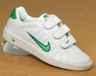 Court Tradition Velcro 2 White/Green Trainers