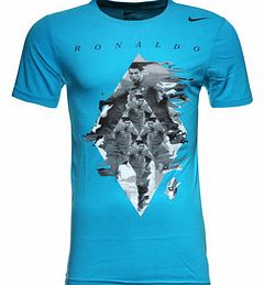 Nike CR7 Hero Football T-Shirt Neo Turquoise