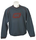 Nike Crew Neck Logo Sweatshirt Petrol Grey Size Small