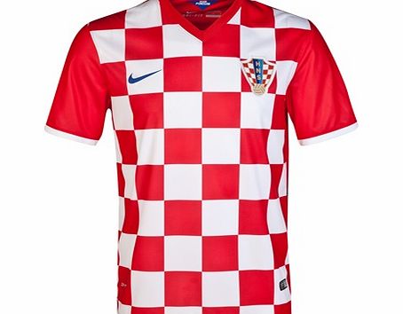 Nike Croatia Home Shirt 2014/15 Red 578192-657