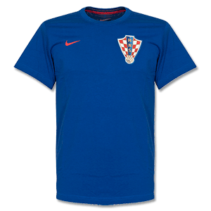 Nike Croatia Royal Blue Core T-Shirt 2014 2015