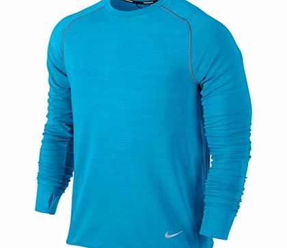 Nike DF Feather Fleece Crew Blue 598973-415