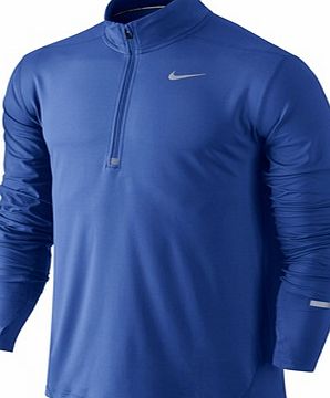 Nike Dri-Fit Element Half-Zip Top Royal Blue