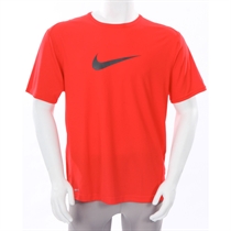 Nike Dri Fit Large Swoosh T Shirt Red