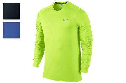 Nike Dri-fit Miler Long Sleeve Run Top