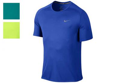 Nike Dri-fit Miler Short Sleeve Run Top