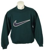 Nike Dual Logo Sweatshirt Green Medium
