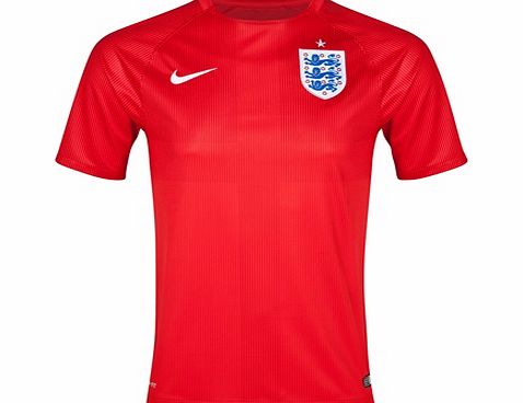Nike England Away Shirt 2014 - Kids Red 588073-600
