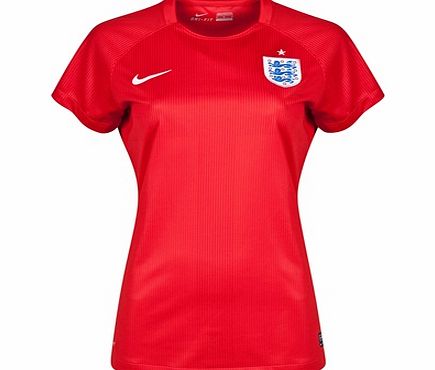 Nike England Away Shirt 2014 - Womens Red 631592-600