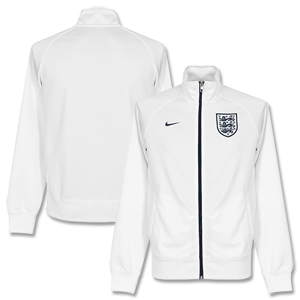 Nike England Core Trainer Jacket - White 2013 2014