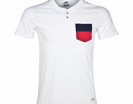 Nike England Covert Pocket Henley T-Shirt - Mens