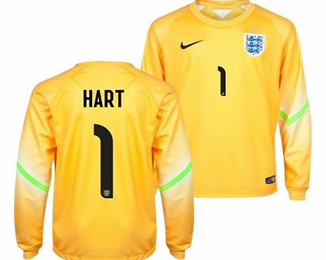 Nike England Home Goalkeeper Shirt 2014/15 - Kids