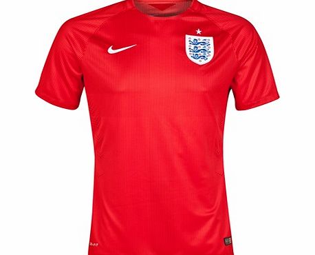 Nike England Match Away Shirt 2014 Red 589593-600